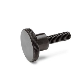 Manopola di serraggio zigrinata Ganter in Acciaio inossidabile, M4 x 20 x 20mm