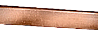 Barra rettangolare in Rame, 30mm x 10mm x 2m