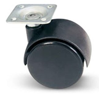 Ruota per carrelli orientabile RS PRO in Termoplastico, Ø 50mm, 40kg