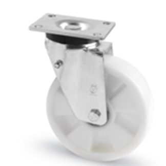 Ruota per carrelli orientabile RS PRO in Nylon, Ø 100mm, 300kg