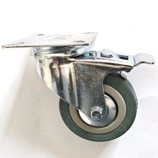 Ruota per carrelli orientabile RS PRO in Gomma, Ø 75mm, 55kg