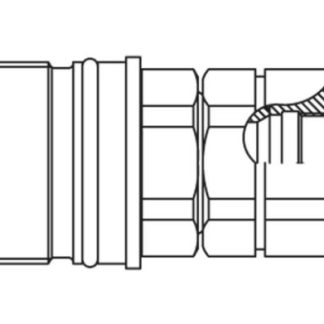 Giunto idraulico ad attacco rapido Parker, QHPA, filettatura BSP 3/4 Femmina, in Acciaio