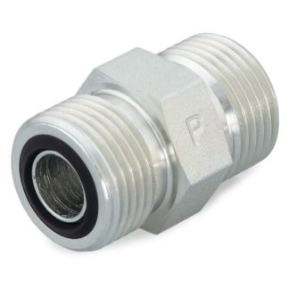 Raccordo tubo a compressione dritto idraulico Parker, connettore A: Guarnizione frontale O-ring maschio, B: 1-1/4