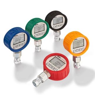 Manometro digitale Parker, 0bar → 600bar max, 1/4 in, Ø est. 90mm