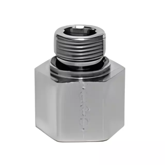 Riduttore filettato dritto idraulico Parker, connettore A: BSPP 1/8 maschio, B: G 3/8 Femmina, in Acciaio