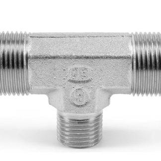 Raccordo idraulico DIN Parker, connettore A: Tubo 28, B: Per tubi con diametro esterno 22 mm, in Acciaio