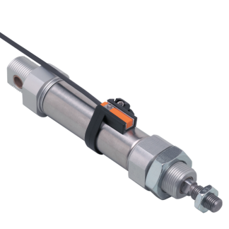 Staffa di montaggio ifm electronic, serie E120, per l'uso con Sensori per cilindri