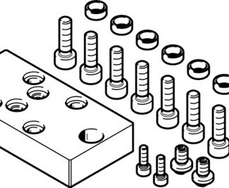 Adattatore Festo, serie HMSV, per l'uso con Moduli di gestione