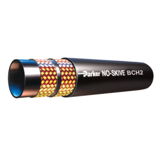 Tubo idraulico Parker, lungo 40000mm, Øest 23.9mm, Øint 15.9mm, 25 Mpa max e 2 trecce di filo ad alta resistenza