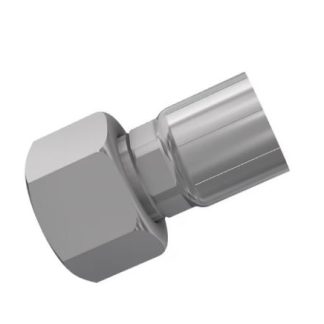 Girevole idraulico Parker, connettore A: tubo flessibile da 1/4, B: UNF 1/2-20 femmina, in Acciaio