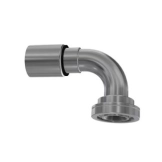 Raccordo tubo flessibile crimpato Parker, connettore A: Tubo flessibile da 1 poll., B: 1 in Flangia, in Acciaio