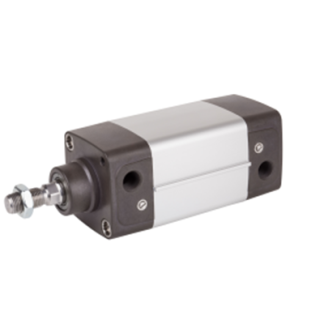 Cilindro pneumatico compatto EMERSON – AVENTICS CCL-IC R480668889, Doppio effetto, foro da 100mm, corsa 125mm, G 1/8,