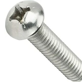 Vite metrica a testa Rotonda RS PRO, in Acciaio, 50.80mm