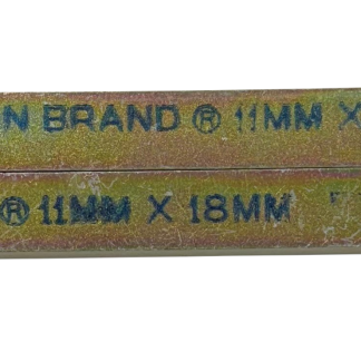 Barra rettangolare in Acciaio, 18mm x 11mm x 300mm