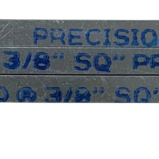 Barra rettangolare in Acciaio, 3/8poll x 3/8poll x 12poll