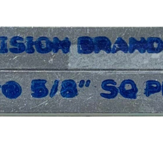 Barra rettangolare in Acciaio, 5/8poll x 5/8poll x 12poll