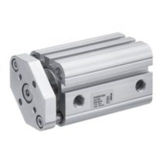 Cilindro pneumatico compatto EMERSON – AVENTICS CCI R422001270, Doppio effetto, foro da 100mm, corsa 5mm, G 1/8, 10 bar