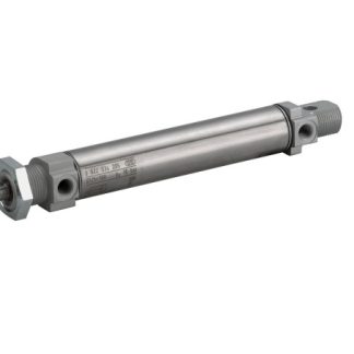 Cilindro pneumatico rotondo EMERSON – AVENTICS MNI 0822330215, Doppio effetto, foro da 10mm, corsa 125mm, M5, 10 bar max