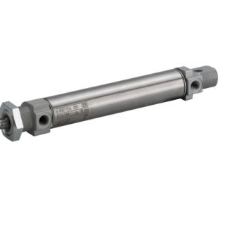 Cilindro pneumatico rotondo EMERSON – AVENTICS MNI 0822330219, Doppio effetto, foro da 10mm, corsa 250mm, M5, 10 bar max