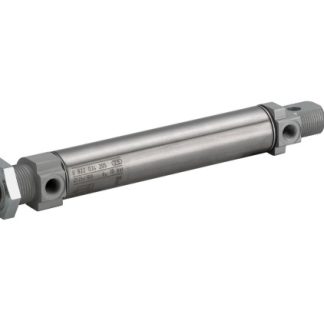 Cilindro pneumatico rotondo EMERSON – AVENTICS MNI 0822334452, Doppio effetto, foro da 25mm, corsa 10mm, G 1/8, 10 bar