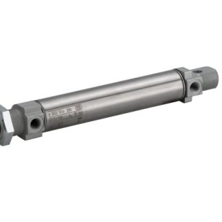 Cilindro pneumatico rotondo EMERSON – AVENTICS MNI 0822334511, Doppio effetto, foro da 25mm, corsa 400mm, G 1/8, 10 bar
