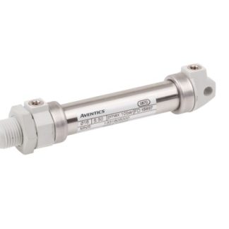 Cilindro pneumatico rotondo EMERSON – AVENTICS ICM 1333208000, Doppio effetto, foro da 32mm, corsa 80mm, G 1/8, 10 bar