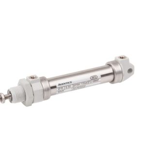 Cilindro pneumatico rotondo EMERSON – AVENTICS ICM 1331601000, Doppio effetto, foro da 16mm, corsa 12mm, M5, 10 bar max