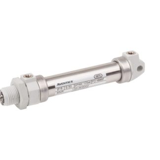 Cilindro pneumatico rotondo EMERSON – AVENTICS ICM 1331610000, Doppio effetto, foro da 16mm, corsa 100mm, M5, 10 bar max