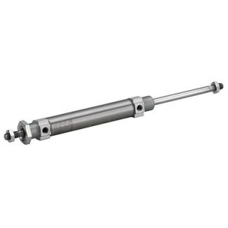Cilindro pneumatico rotondo EMERSON – AVENTICS MNI 0822084204, Doppio effetto, foro da 25mm, corsa 80mm, G 1/8, 10 bar