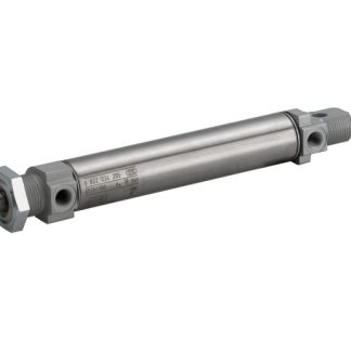 Cilindro pneumatico rotondo EMERSON – AVENTICS MNI 0822232003, Doppio effetto, foro da 16mm, corsa 50mm, M5, 10 bar max