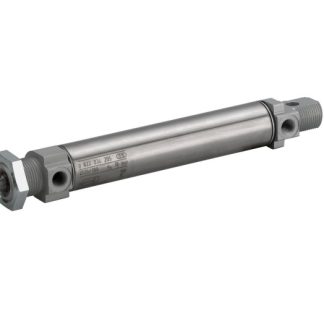 Cilindro pneumatico rotondo EMERSON – AVENTICS MNI 0822232007, Doppio effetto, foro da 16mm, corsa 160mm, M5, 10 bar max