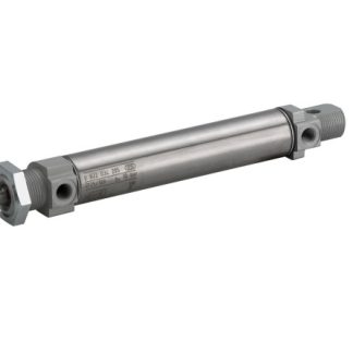 Cilindro pneumatico rotondo EMERSON – AVENTICS MNI 0822233006, Doppio effetto, foro da 20mm, corsa 125mm, G 1/8, 10 bar