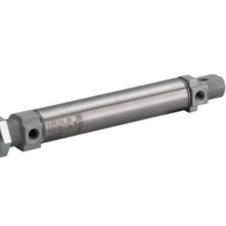 Cilindro pneumatico rotondo EMERSON – AVENTICS MNI 0822234002, Doppio effetto, foro da 25mm, corsa 25mm, G 1/8, 10 bar