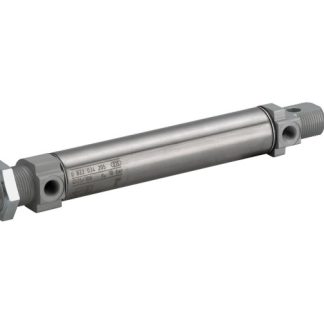 Cilindro pneumatico rotondo EMERSON – AVENTICS MNI 0822332508, Doppio effetto, foro da 16mm, corsa 200mm, M5, 10 bar max