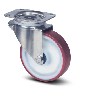 Ruota per carrelli orientabile Tente, Ø 200mm, 400kg