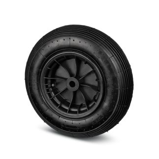 Ruota carrello Tente, tipo Pneumatico, in Polipropilene, Ø 400mm, carico 140kg