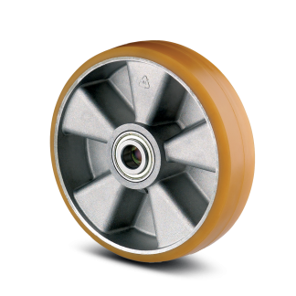 Ruota carrello Tente, in Alluminio, Ø 125mm, carico 500kg