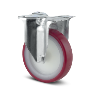 Ruota per carrelli non orientabile Tente, Ø 80mm, 150kg