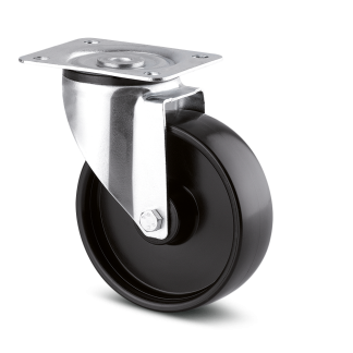 Ruota per carrelli orientabile Tente, Ø 125mm, 125kg