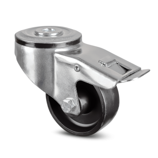 Ruota per carrelli orientabile con freno Tente, Ø 80mm, 70kg