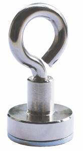 Magnete cilindrico Eclipse, Ø 32mm spesso 7mm, trazione 300N, M6