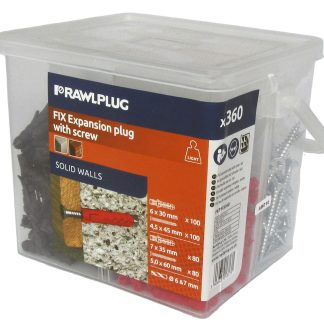 Tassello RawlPlug in Nylon, Ø fissaggio 6mm, L. 28mm