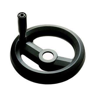 Volantino manuale Girevole RS PRO Ø 126mm, in Tecnopolimero rinforzato con fibra di vetro, foro da 15mm