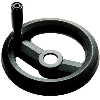 Volantino manuale Girevole RS PRO Ø 160mm, in Tecnopolimero rinforzato con fibra di vetro, foro da 10mm