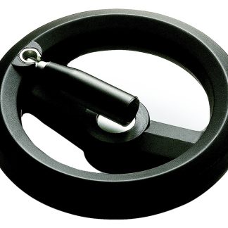 Volantino manuale Ripiegabile RS PRO Ø 160mm, in Tecnopolimero rinforzato con fibra di vetro, foro da 12mm