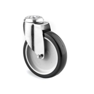 Ruota per carrelli orientabile Tente in Poliuretano, Ø 75mm, 60kg