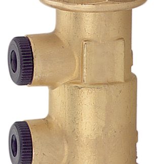 Valvola di non ritorno in Ottone Watts, 3/4poll, 10 bar max, tipo Doppio