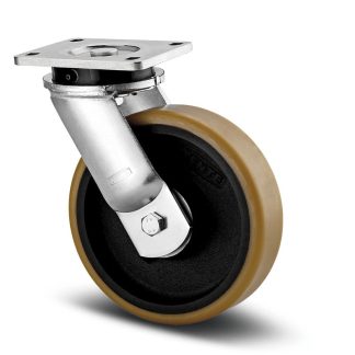 Ruota per carrelli orientabile Tente in Poliuretano, Ø 250mm, 3400kg