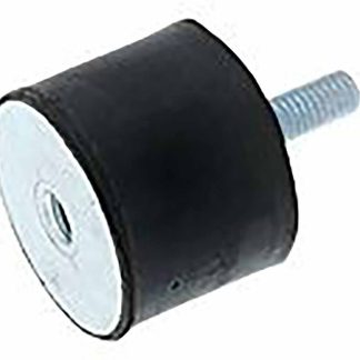 Supporto antivibrazione RS PRO in Acciaio inossidabile, M6, Ø 20mm, H. 38mm