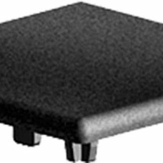 Cappuccio terminale Nero RS PRO, diametro 4.5mm